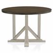 Furniture of America Kadda Wood 5-Piece Round Dining Set in Antique White
