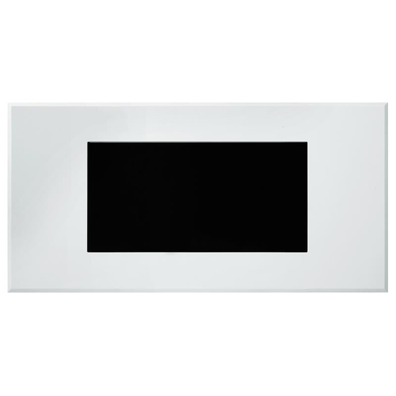 Furniture of America Avens Contemporary Wood Geometric Coffee Table in White