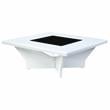 Furniture of America Avens Contemporary Wood Square Coffee Table in White