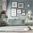 Furniture of America Timi Glam Wood 3-Piece Coffee Table Set in Light Teal Green
