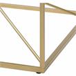 Furniture of America Cevelle Contemporary Metal 2-Piece Coffee Table Set in Gold