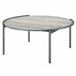 Furniture of America Mordicai Metal 3-Piece Coffee Table Set in Light Gray