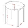 Furniture of America Mordicai Metal 3-Piece Coffee Table Set in Light Gray