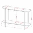 Furniture of America Mordicai Metal 3-Piece Coffee Table Set in Light Gray