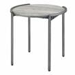 Furniture of America Mordicai Metal 3-Piece Coffee Table Set in Light Gray