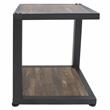 Furniture of America Carmina Metal 2-Piece Coffee Table Set in Sand Black