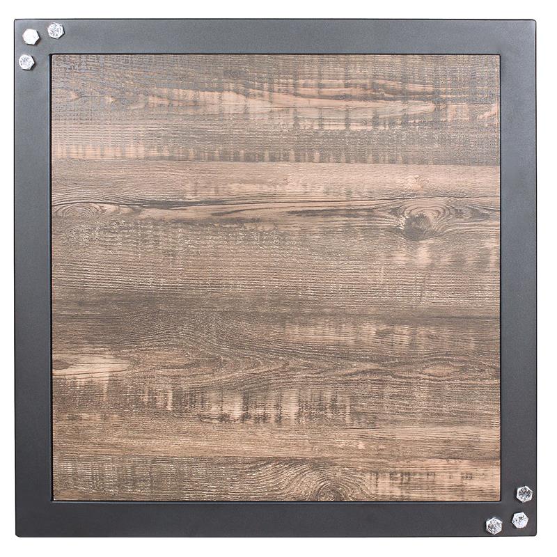 Furniture of America Carmina Metal 2-Piece Coffee Table Set in Sand Black