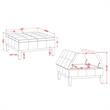 Furniture of America Fernee Transitional Fabric Storage Ottoman in Beige