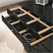 Furniture of America Lita Contemporary Wood 5-Drawer Vanity Chest in Black