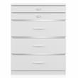 Furniture of America Lita Contemporary Wood 5-Drawer Vanity Chest in White