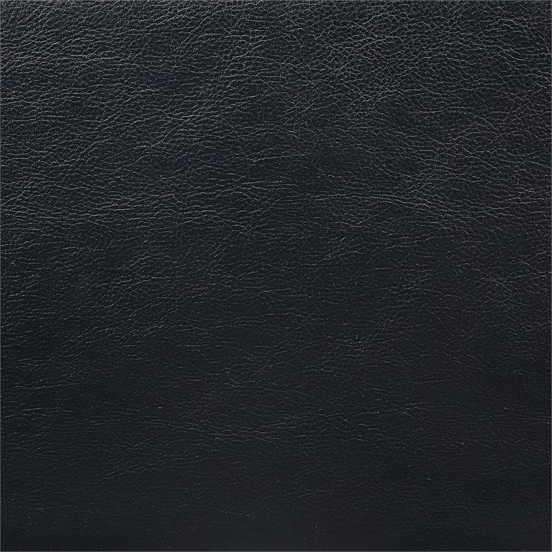 Furniture of America Kamala Faux Leather Tufted Futon Chair in Black