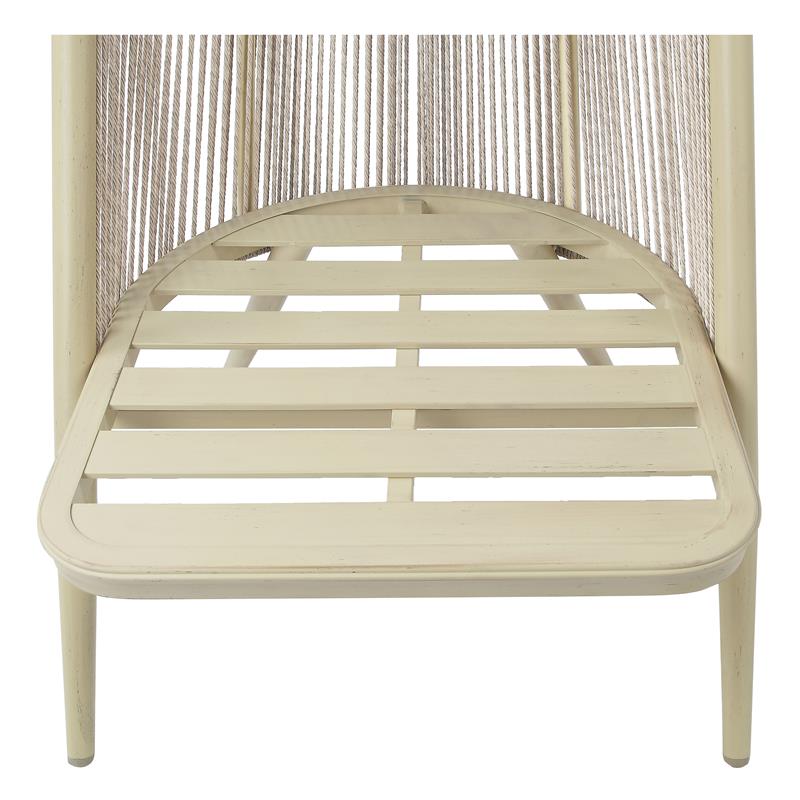 Furniture of America Chauncy Aluminum 3-Piece Outdoor Bistro Set in Natural Tone