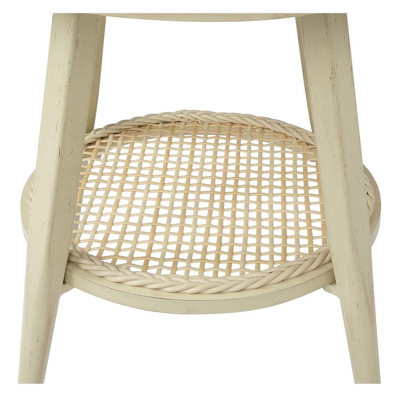 Furniture of America Chauncy Aluminum 3-Piece Outdoor Bistro Set in Natural Tone