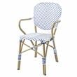 Furniture of America Hamner Aluminum 3-Piece Outdoor Bistro Set in White