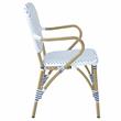 Furniture of America Hamner Aluminum 3-Piece Outdoor Bistro Set in White