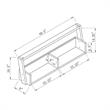 Furniture of America Kente Wood 49.5