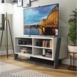 Furniture of America Kente Contemporary Wood 4-Shelf TV Stand in Distressed Gray