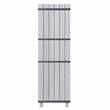 Furniture of America Glamdon Farmhouse Wood 4-Bottle Wine Rack in White Oak
