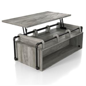 furniture of america karin wood lift-top coffee table