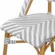 Furniture of America Acti Modern Aluminum Patio Dining Chair in Gray (Set of 4)