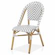 Furniture of America Acti Modern Aluminum Patio Dining Chair in Gray (Set of 4)