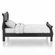 Furniture of America Jussy Transitional Solid Wood Full Sleigh Bed in Black