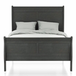 Furniture of America Jussy Transitional Solid Wood Twin Sleigh Bed in Gray