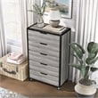 Furniture of America Sheeren Wood 5-Drawer Dresser in Vintage Gray Oak