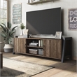 Furniture of America Acres Farmhouse Wood 6-Shelf TV Console in Brown