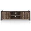 Furniture of America Acres Farmhouse Wood 6-Shelf TV Console in Brown