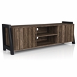 Furniture of America Acres Farmhouse Wood 6-Shelf TV Console in Brown