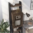 Furniture of America Acres Wood 5-Shelf Tower Cabinet in Brown
