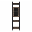 Furniture of America Acres Wood 5-Shelf Tower Cabinet in Brown