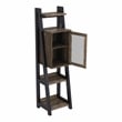 Furniture of America Acres Wood 5-Shelf Tower Cabinet in Brown