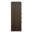 Furniture of America Irvine Contemporary Wood 5-Drawer Chest in Walnut