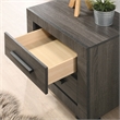 Furniture of America Stockton Farmhouse Wood 2-Drawer Nightstand in Gray