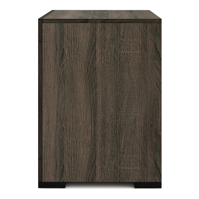 Furniture of America Stockton Farmhouse Wood 2-Drawer Nightstand in Gray