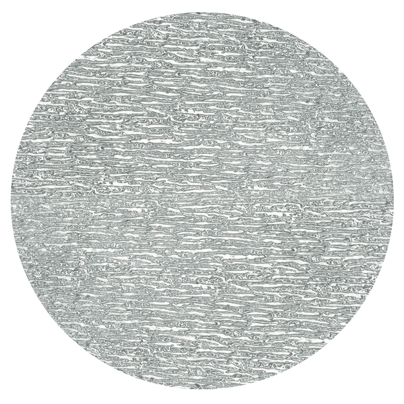 Furniture of America Belmont Metal 2-Piece Nesting Table in Chrome and Gray