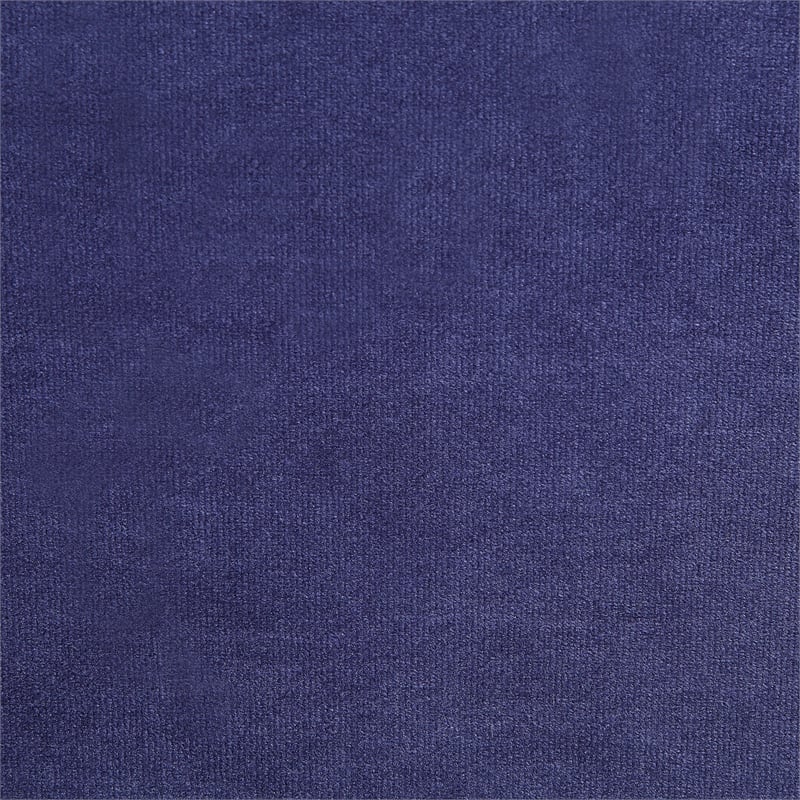 Furniture of America Landhill Glam Fabric Upholstered Queen Bed in Navy