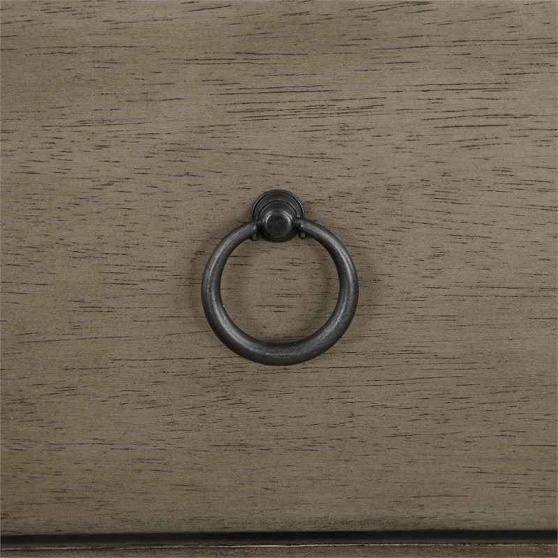 Furniture of America Ocala Mid-Century Wood 1-Drawer Side Table in Gray