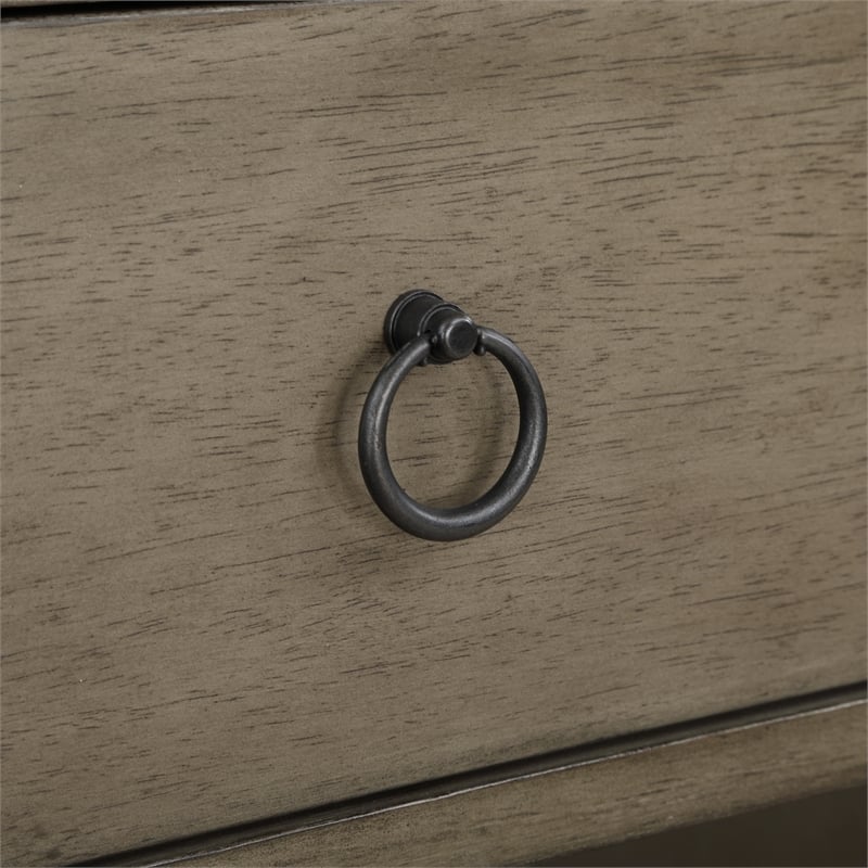 Furniture of America Ocala Mid-Century Wood 1-Drawer Side Table in Gray