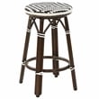 Furniture of America Saginaw Aluminum 3-Piece Patio Dining Table Set in Brown