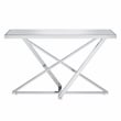 Furniture of America Ludington Contemporary Metal Sofa Table in Chrome