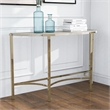 Furniture of America Vasket Contemporary Metal Sofa Table in Gold Champagne