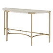 Furniture of America Vasket Contemporary Metal Sofa Table in Gold Champagne