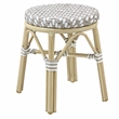 Furniture of America Hjem Aluminum 3pc Patio Coffee Table and Stool Set in Gray
