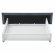 Furniture of America Harper Fabric Upholstered Queen Bed with 4-Drawer in Gray