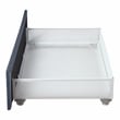 Furniture of America Harper Fabric Upholstered Queen Bed with 4-Drawer in Gray