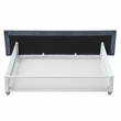 Furniture of America Harper Fabric Upholstered Full Bed with 4-Drawer in Gray