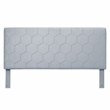 Furniture of America Harper Fabric Full Bed with 2-Drawer in Light Gray